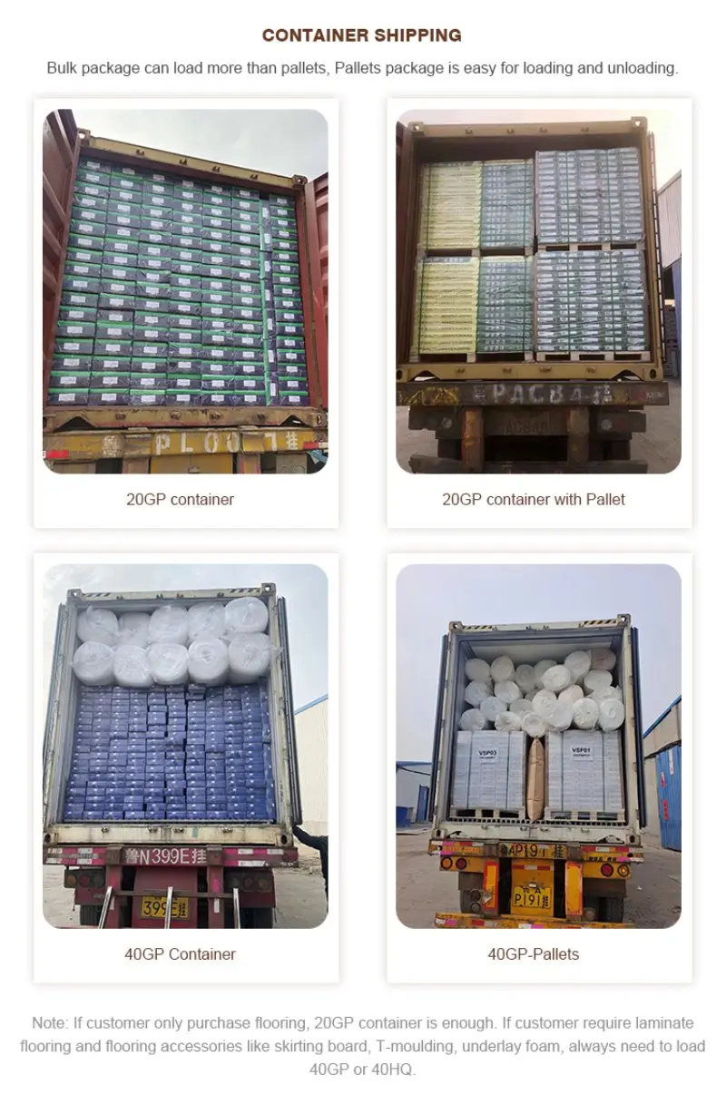 Tile Effect Wood Laminate Flooring